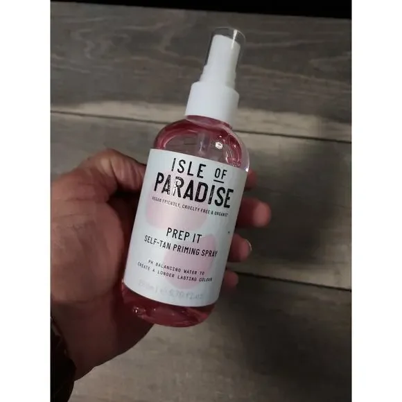 LOT OF 2 Isle Of Paradise Prep It Self-Tan Priming Spray Longer Tan 6.76oz each - Picture 5 of 5